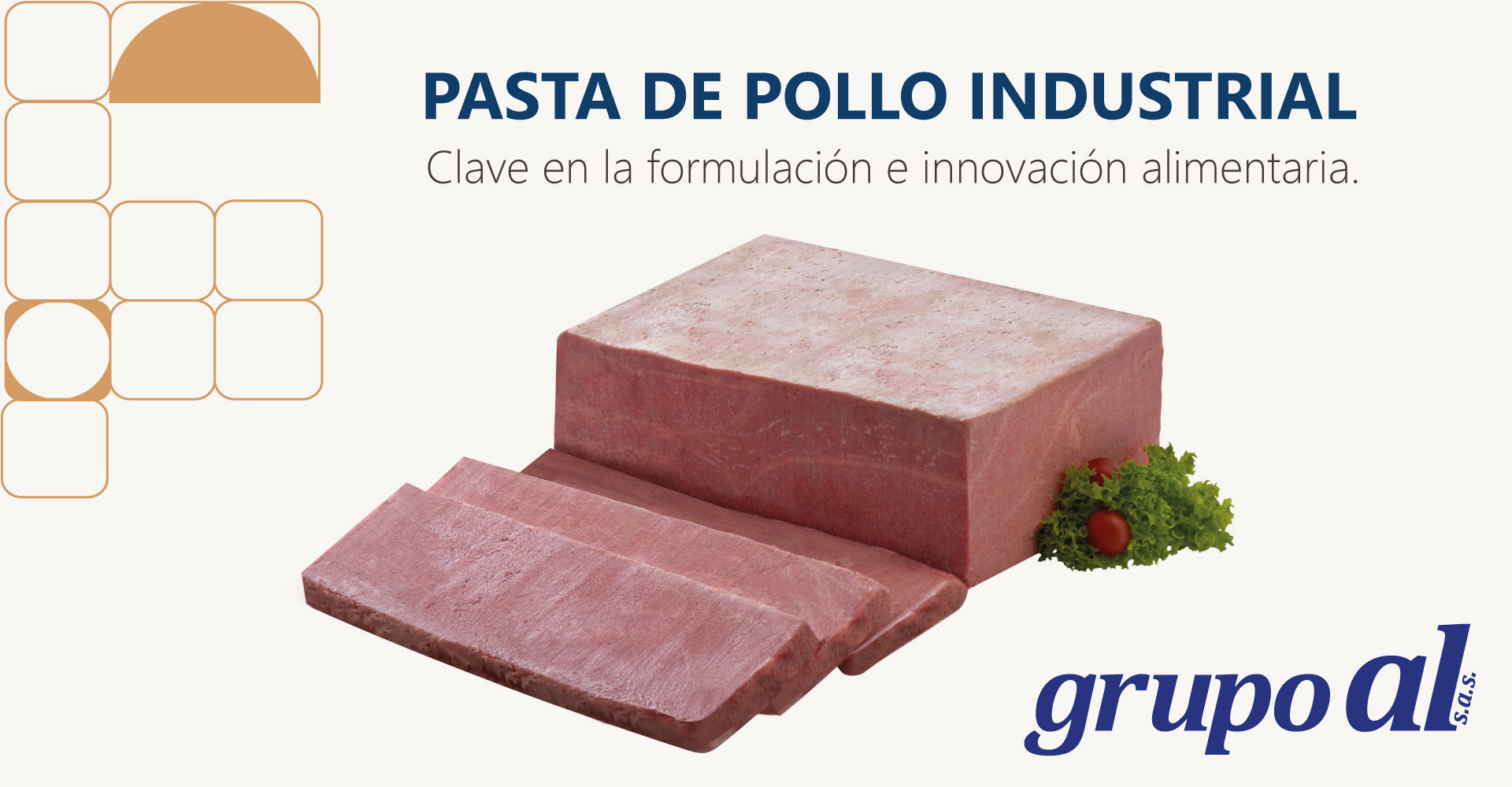Pasta de pollo industrial: Clave en la formulación e innovación alimentaria